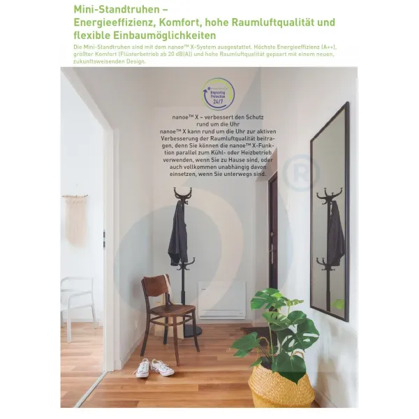 Panasonic 5.0 kW Mono Split CS-Z50UFEAW CU-Z50UBEA Klimaanlagen Fußboden Console Weiß 18000 Btu R-32 CS-Z50UFEAW+CU-Z50UBEA