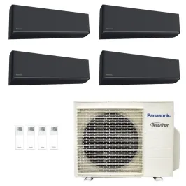 Panasonic Quadri 3.5+3.5+3.5+3.5 kW CU-4Z80TBE CS-XZ35ZKEW-H CS-XZ35ZKEW-H CS-XZ35ZKEW-H CS-XZ35ZKEW-H Klimaanlagen Graphitgr...