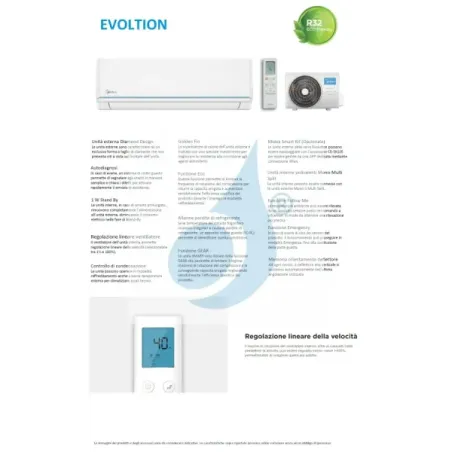 Klimaanlagen Midea Mono Split 12000 Btu Evolution