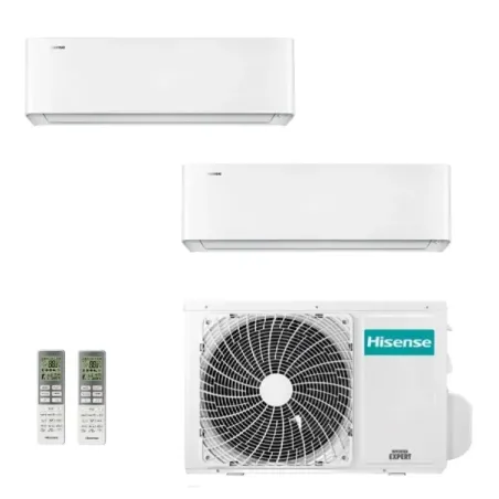 Klimaanlagen Hisense Duo Split 9+9 Btu Energy PRO X 2AMW52U4RXC