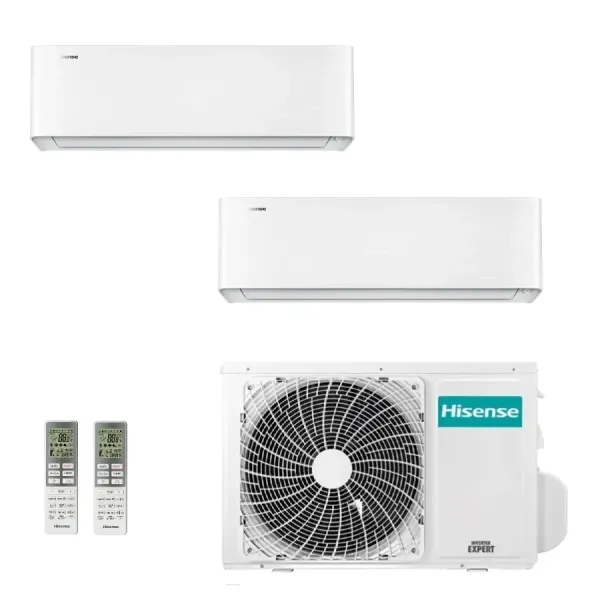 Klimaanlagen Hisense Duo Split 9+12 Btu Energy PRO X 2AMW52U4RXC