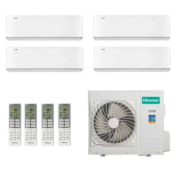 Hisense Quadri Split 9+9+12+12 Energy PRO X 5AMW125U4RTA