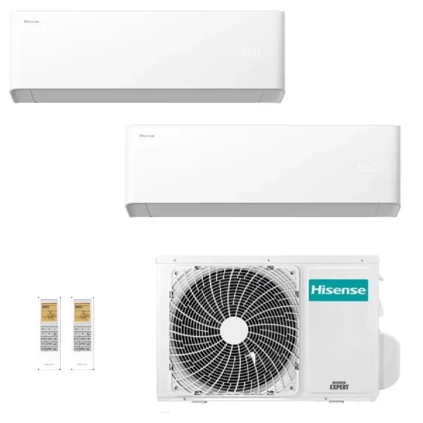 Klimaanlagen Hisense Duo Split 9+12 Btu UNI HB 2AMW42U4RGC