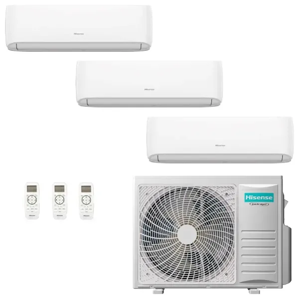 Klimaanlagen Hisense Trio Split 7+9+9 Hi Comfort 3AMW52U4RJC