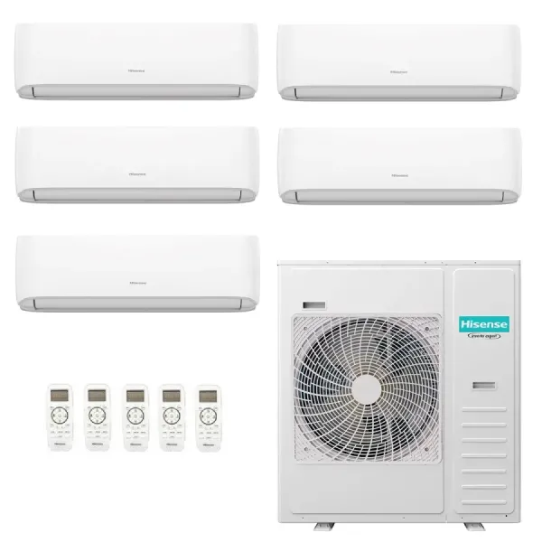 Hisense Penta Split 9+9+9+9+12 Hi Comfort 5AMW125U4RTA