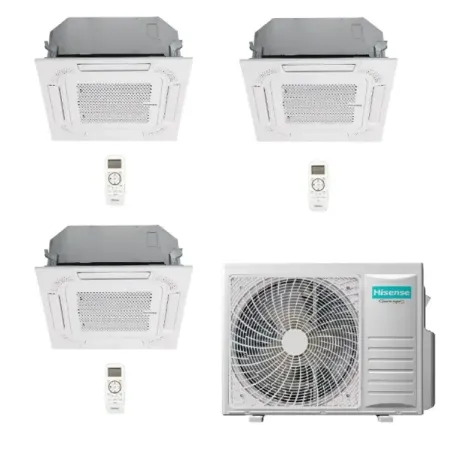 Klimaanlagen Hisense Trio Split 9+9+18 60x60 4AMW81U4RJC