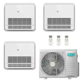 Klimaanlagen Hisense Trio Split 9+12+12 Console 4AMW105U4RAA