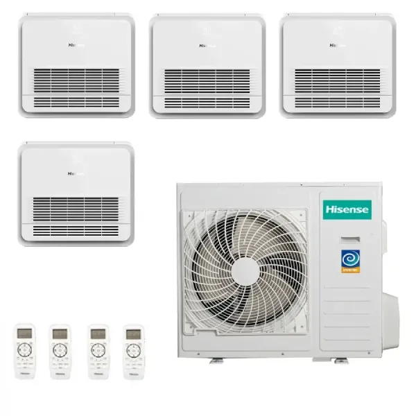 Klimaanlagen Hisense Quadri Split 9+9+12+18 Console 5AMW125U4RTA