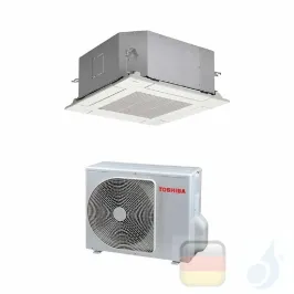 Toshiba Klimaanlagen Mono Split Kassettengerät 4 Luftauslässe 60x60 18000 Btu R-32 RAV-RM561MUT-E RAV-GM561ATP-E A+ A+ 5.0 kW...