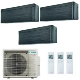 Klimaanlagen Daikin Trio Split 7+7+18 Stylish Blackwood 3MXM52A9