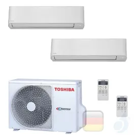 Toshiba Klimaanlagen Duo Split Wand 12000+12000 Btu R-32 Seiya B13J2KVG B13J2KVG 2M18U2AVG A++ A+ 3.5+3.5 kW B13J2KVG+B13J2KV... 2