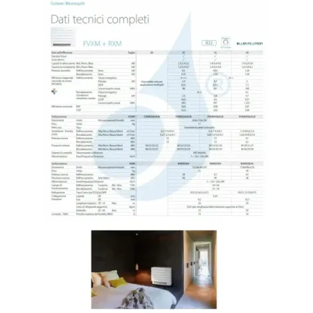 Klimaanlagen Daikin Mono Split FVXM35B RXM35A9 Fußboden