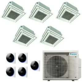 Daikin Penta Split 9+9+9+9+9 Kassette 5MXM90A9 BRC1H52-W-K-S