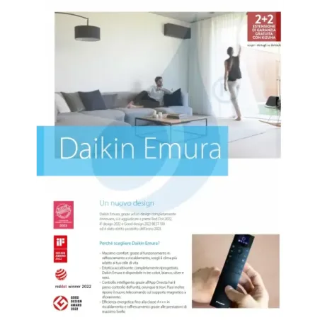 Klimaanlagen Daikin Trio Split 7+9+9 Emura Weiß 3MXM52A9