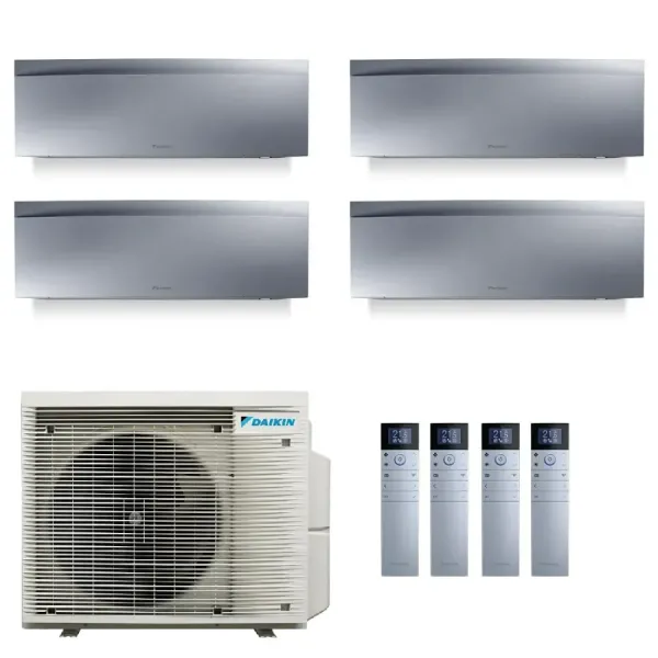 Daikin Quadri Split 7+7+7+9 Emura 3 Silbernen 4MXM68A9