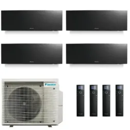 Daikin Quadri Split 9+9+9+12 Emura 3 Schwarz 4MXM80A9