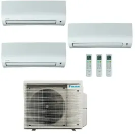 Klimaanlagen Daikin Trio Split 9+12+12 Comfora Weiß 3MXM68A9