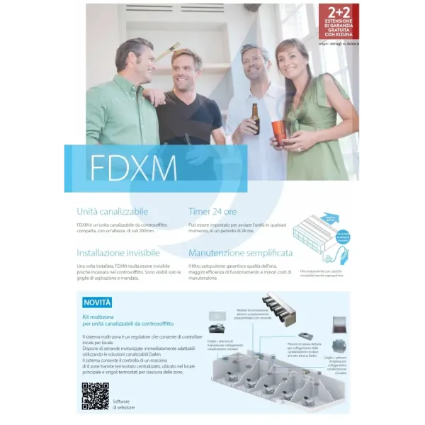 Klimaanlagen Daikin Inneneinheit 12000 FDXM35F9  BRC1H52-W-K-S