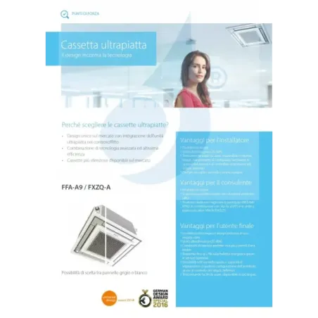 Klimaanlagen Daikin Inneneinheit 12000 FFA35A9  BRC7F530W