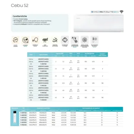 Samsung Mono Split 15000 Btu AR50F15C1AHNEU AR50F15C1AHXEU Weiß