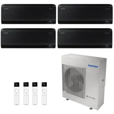 Samsung Quadri Split 7+7+7+9 Btu Windfree Black AJ080TXJ4KG/EU