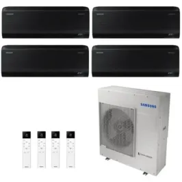 Samsung Quadri Split 9+9+12+12 Btu Windfree Black AJ080TXJ4KG/EU