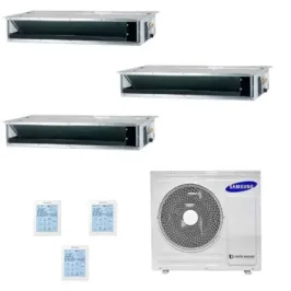 Samsung Trio Split 9+9+12 Btu Geringe/Mittlere Prävalenz AJ068TXJ3KG/E