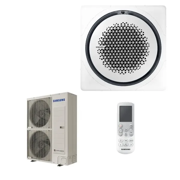 Samsung Mono Split 14.0 kW Kassette 360 Quadratische Platte Weiß 380v