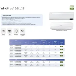 Samsung Mono Split 7.0 kW Windfree Deluxe  Weiß 220v 2