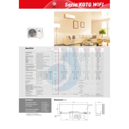 Fujitsu Mono Split 14000 Btu ASEH14KGTG AOEH14KGCG Weiß