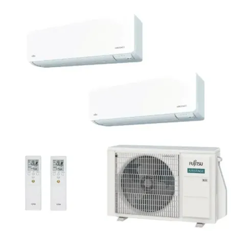 Klimaanlage Fujitsu Duo Split 12+15 KGTG AOEG18KBCA2 Wand WiFi