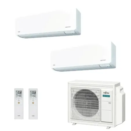 Klimaanlage Fujitsu Duo Split 15+15 KGTG AOEG18KBCA3 Wand WiFi