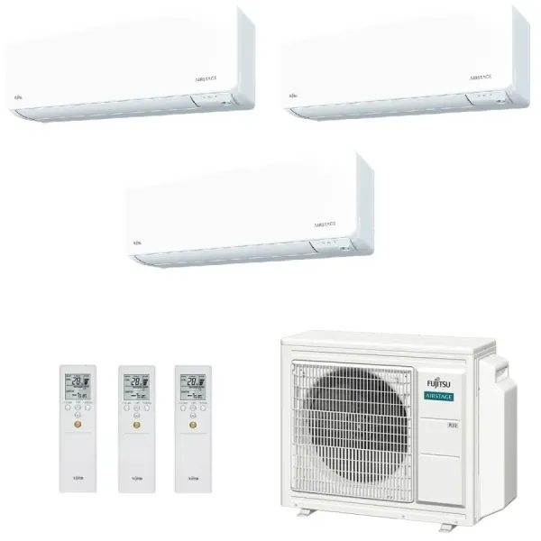 Klimaanlage Fujitsu Trio Split 7+7+7 KGTG WiFi AOEG18KBCA3