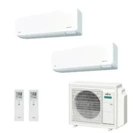 Klimaanlage Fujitsu Duo Split 12+12 KGTG AOEG24KBCA3 Wand WiFi