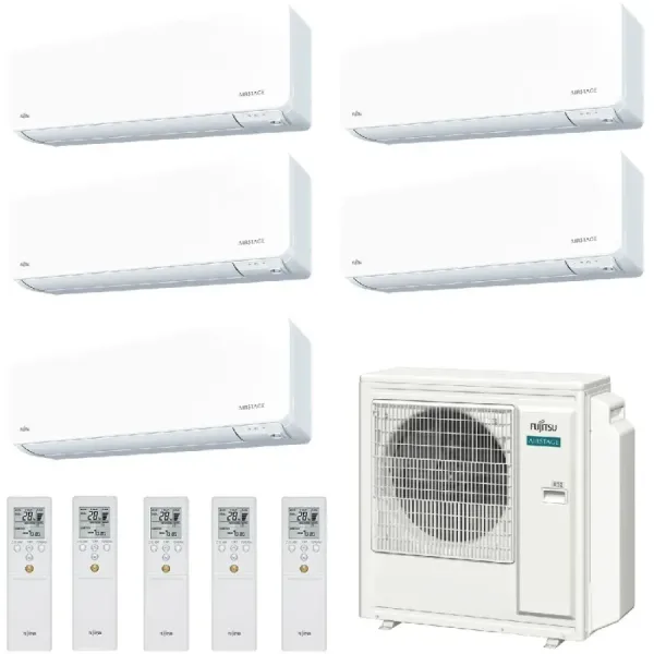 Klimaanlage Fujitsu Penta Split 9+9+9+12+12 KGTG AOEG36KBTA5
