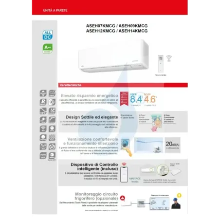 Fujitsu Quadri Split 9+9+9+9 KMCG WiFi AOEG36KBTA5 Weiß
