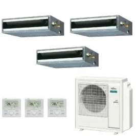 Klimaanlage Fujitsu Trio Split 18+18+18 KL-Kanal AOEG36KBTA5