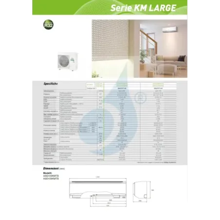 Fujitsu Mono Split 30000 Btu ASEH30KMTB AOEH30KMTB 220v