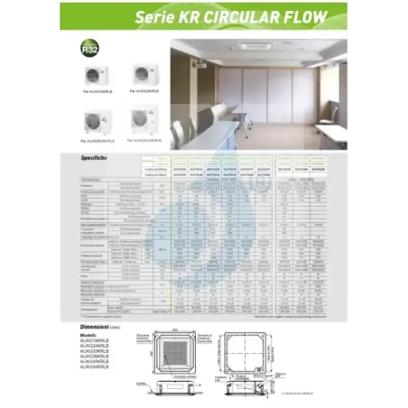 Fujitsu Mono Split 18000 Btu AUXG18KRLB AOEG18KBTB 220v Weiß