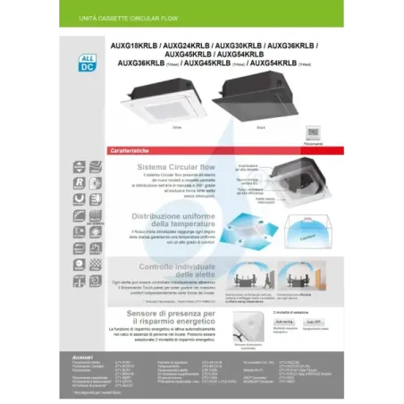 Fujitsu Mono Split 36000 Btu AUXG36KRLB AOEG36KBTB 220v Weiß