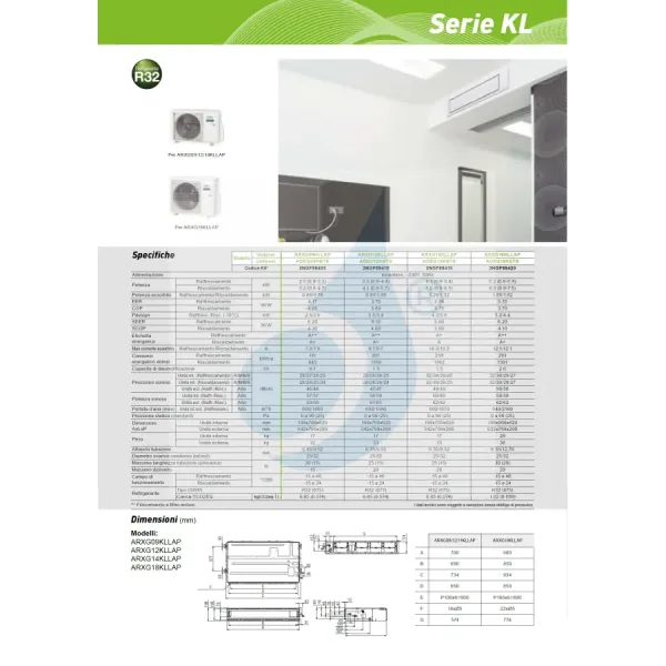 Fujitsu Mono Split 18000 Btu ARXG18KLLAP AOEG18KBTB 220v