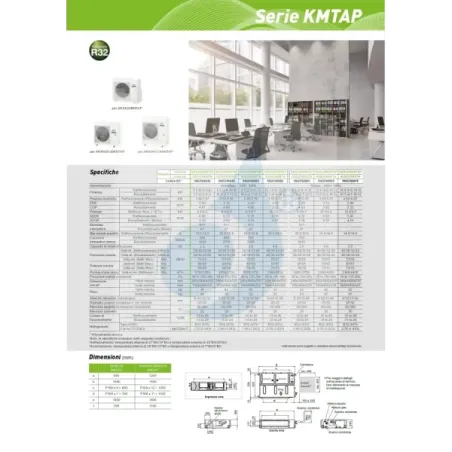 Fujitsu Mono Split 45000 Btu ARXH45KMTAP AOEG45KRTA 380v