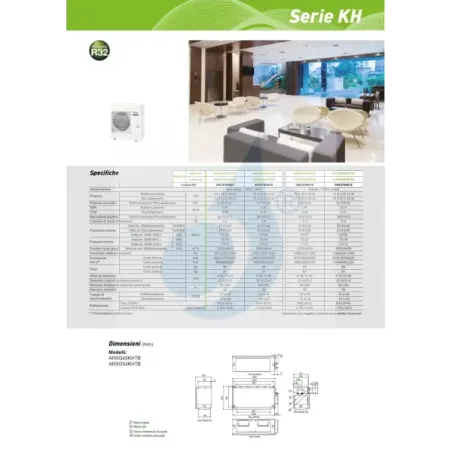 Fujitsu Mono Split 54000 Btu ARXG54KHTB AOEG54KRTA 380v