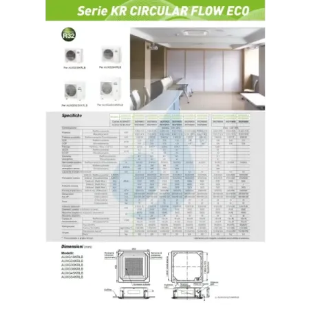 Fujitsu Mono Split 36000 Btu AUXG36KRLB AOEG36KATA 220v Weiß