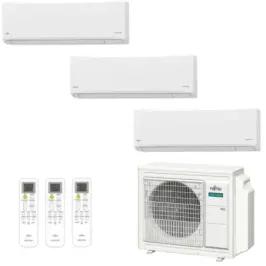 Klimaanlage Fujitsu Trio Split 9+9+12 KN WiFi AOEG24KBCA3
