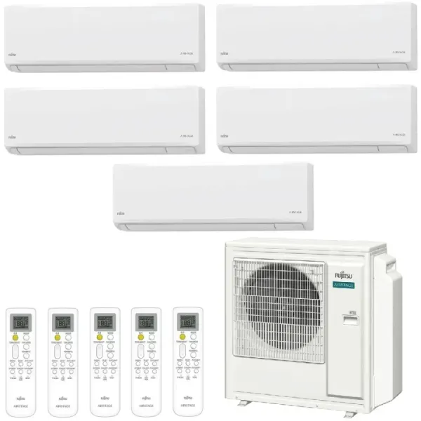 Klimaanlage Fujitsu Penta Split 9+9+9+9+12 KN AOEG36KBTA5