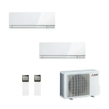 Klimageräte Mitsubishi Duo Split 5+7 Btu Weiß MXZ-2F33VF4