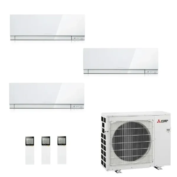 Klimageräte Mitsubishi Trio Split 7+7+12 Weiß MXZ-3F68VF4