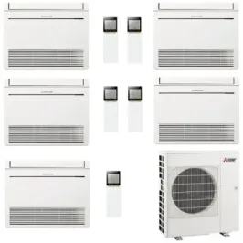 Mitsubishi Penta Split Fußboden MFZ-KT 9+9+9+9+12 Btu MXZ-5F102VF2