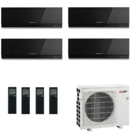 Mitsubishi Quadri Split 7+7+7+7 Btu Schwarz MXZ-4F80VF4